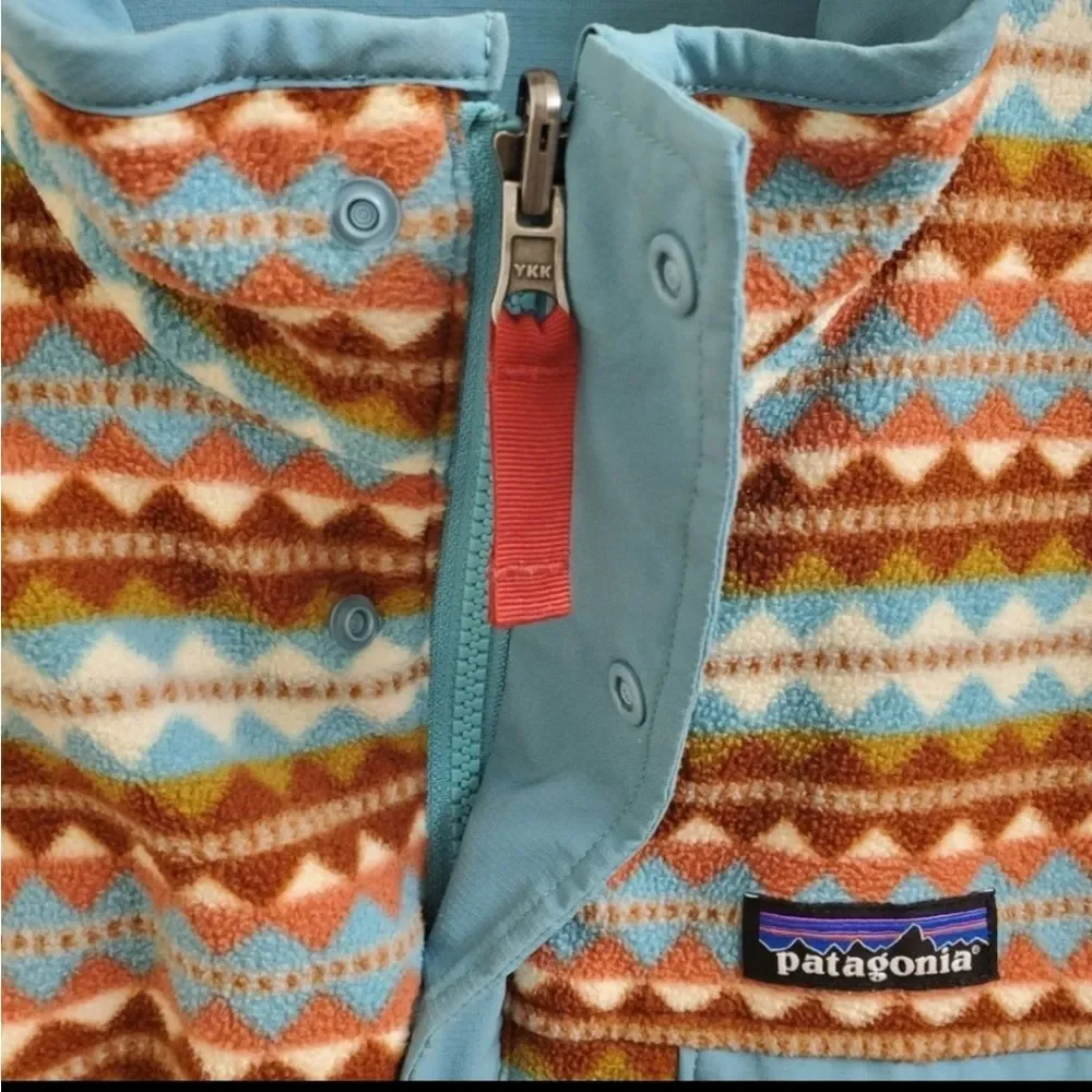 🤩Rare vintage patagonia reversible fleece jacket size women's small - Picture 4 of 4